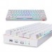 TECLADO REDRAGON DRACONIK WHITE K530